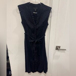 Tahari Black Midi Dress